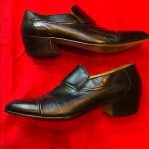 Men’s black Carlo Morandi slip on size 12d
